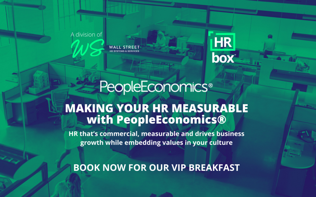 PeopleEconomics Making Your HR Measurable event